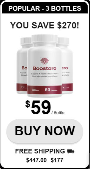 Boostaro 3 bottle